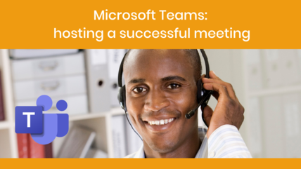 Microsoft Teams hosting meetings
